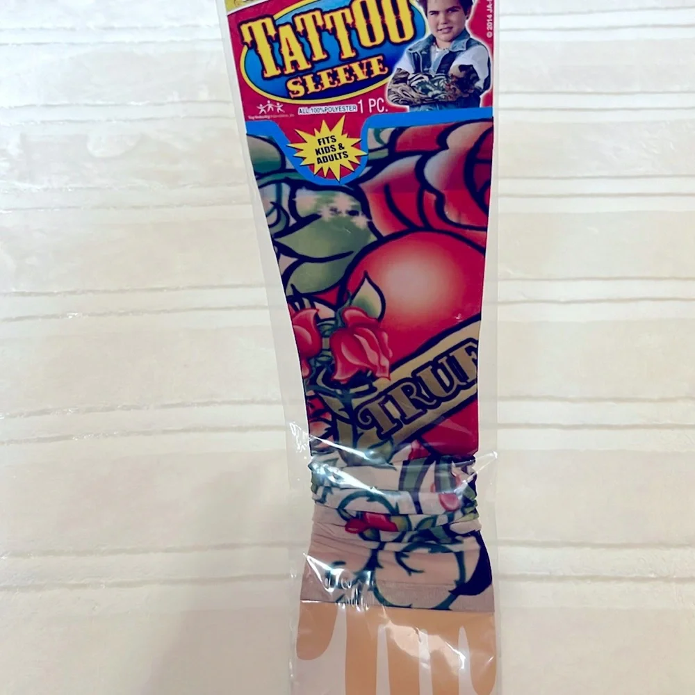 True Love Tattoo Sleeve 1 Pc. Stretchy Easy to Slip On & Off
